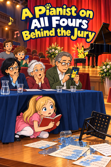 A Pianist on All Fours Behind the Jury