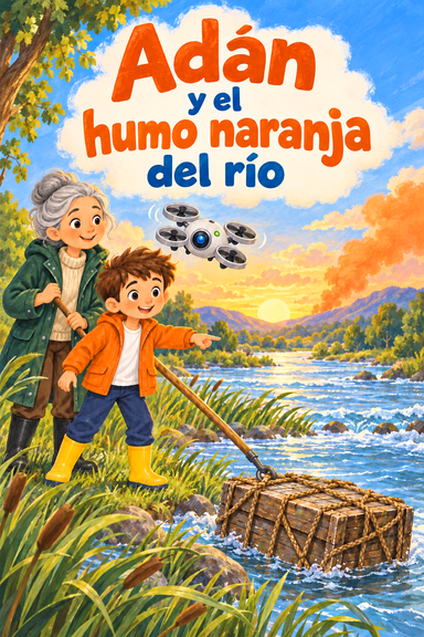 Adam y el humo naranja del río