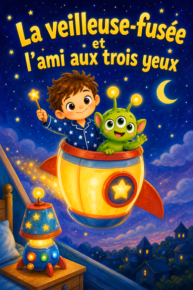 La veilleuse-fusée et l’ami aux trois yeux