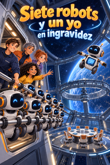 Siete robots y un yo en ingravidez