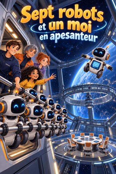 Sept robots et un moi en apesanteur