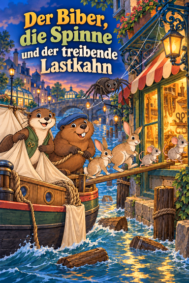 Der Biber, die Spinne und der treibende Lastkahn