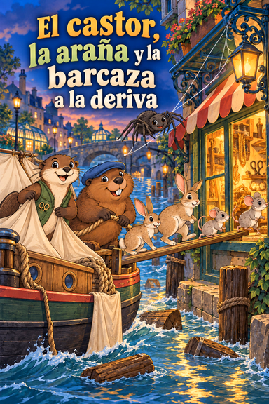 El castor, la araña y la barcaza a la deriva