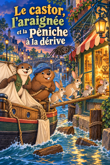 Le castor, l’araignée et la péniche à la dérive