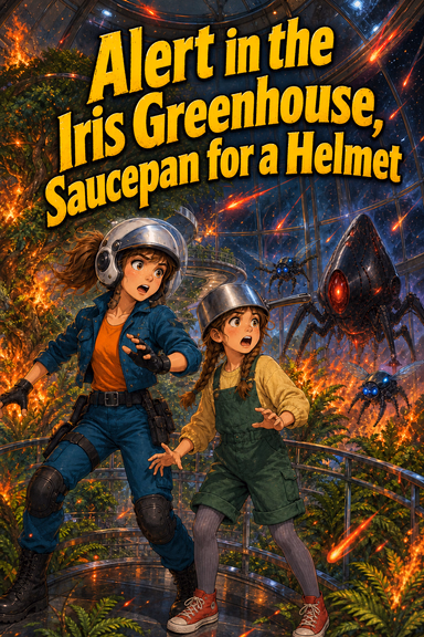 Alert in the Iris Greenhouse, Saucepan for a Helmet