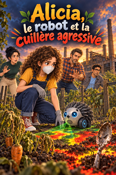 Alicia, le robot et la cuillère agressive