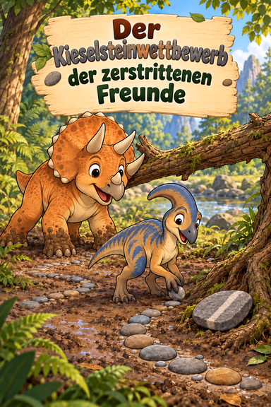 Der Kieselsteinwettbewerb der zerstrittenen Freunde