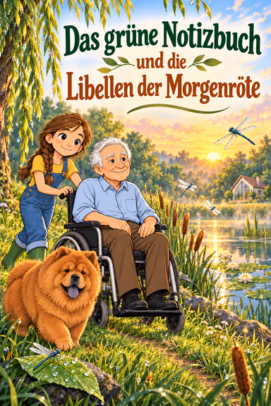 Das grüne Notizbuch und die Libellen der Morgenröte
