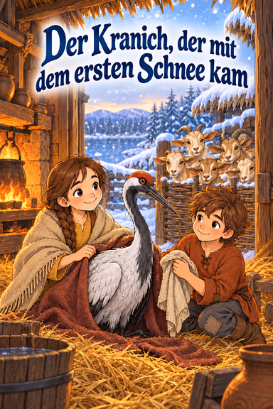 Der Kranich, der mit dem ersten Schnee kam