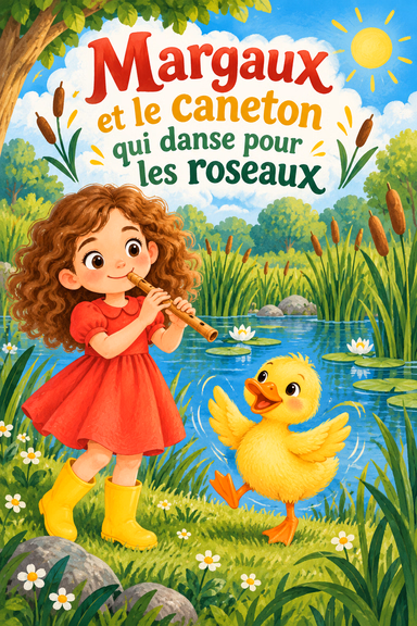 Margaux et le caneton qui danse pour les roseaux