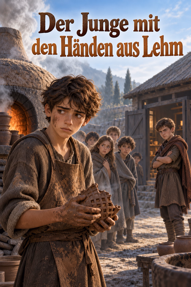 Der Junge mit den Händen aus Lehm