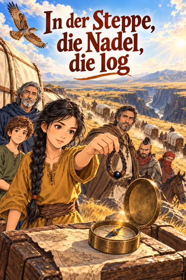 In der Steppe, die Nadel, die log