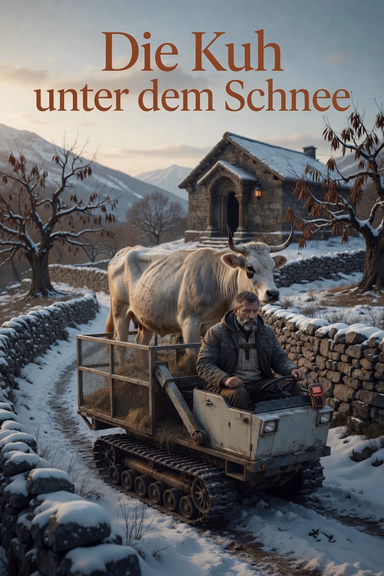 Die Kuh unter dem Schnee