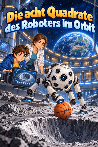 Die acht Quadrate des Roboters im Orbit