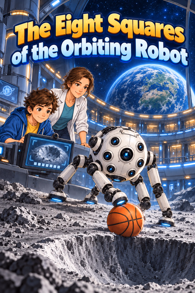 The Eight Squares of the Orbiting Robot