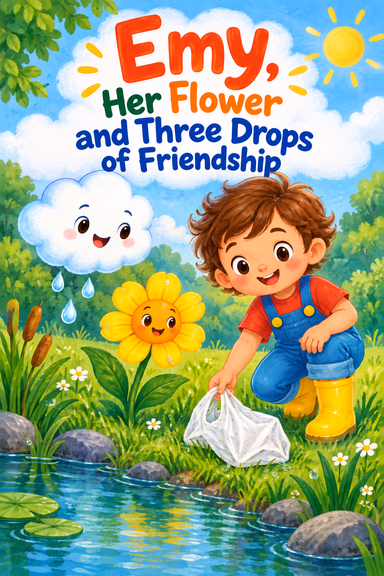 Emmy, Her Flower and Three Drops of Friendship