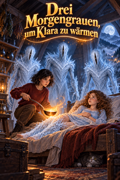 Drei Morgengrauen, um Klara zu wärmen