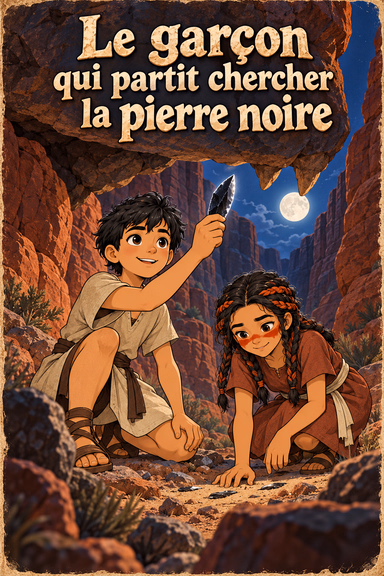 Le garçon qui partit chercher la pierre noire