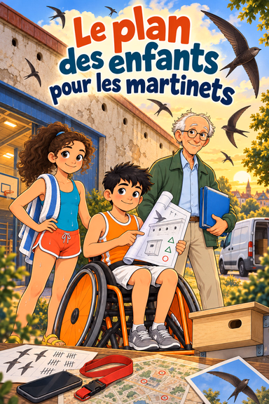 Le plan des enfants pour les martinets