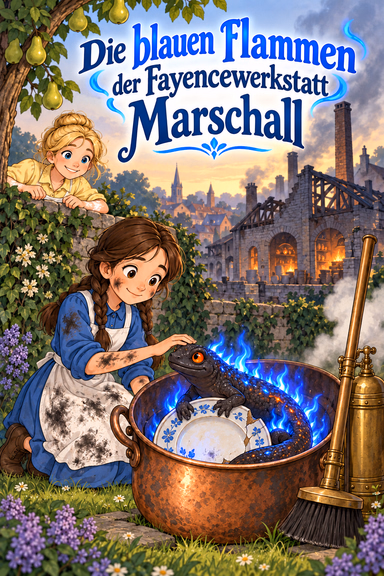 Die blauen Flammen der Fayencewerkstatt Marschall