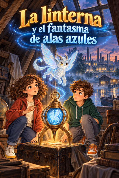 La linterna y el fantasma de alas azules
