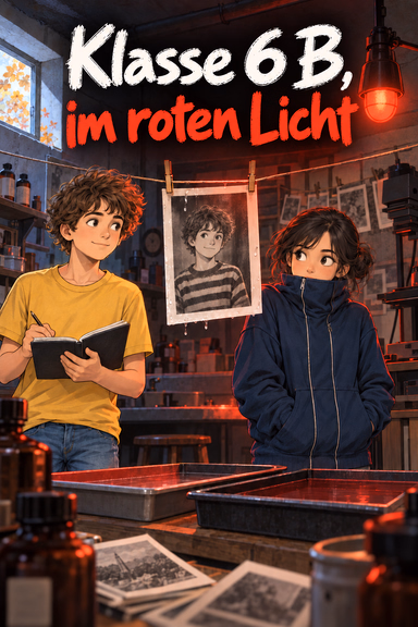 Klasse 6 B, im roten Licht