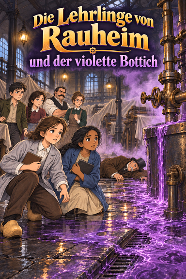 Die Lehrlinge von Roubaix vor dem violetten Becken