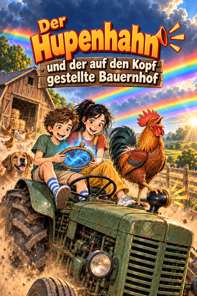 Der Hupenhahn und der auf den Kopf gestellte Bauernhof