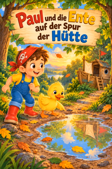 Paul und die Ente auf der Spur der Hütte